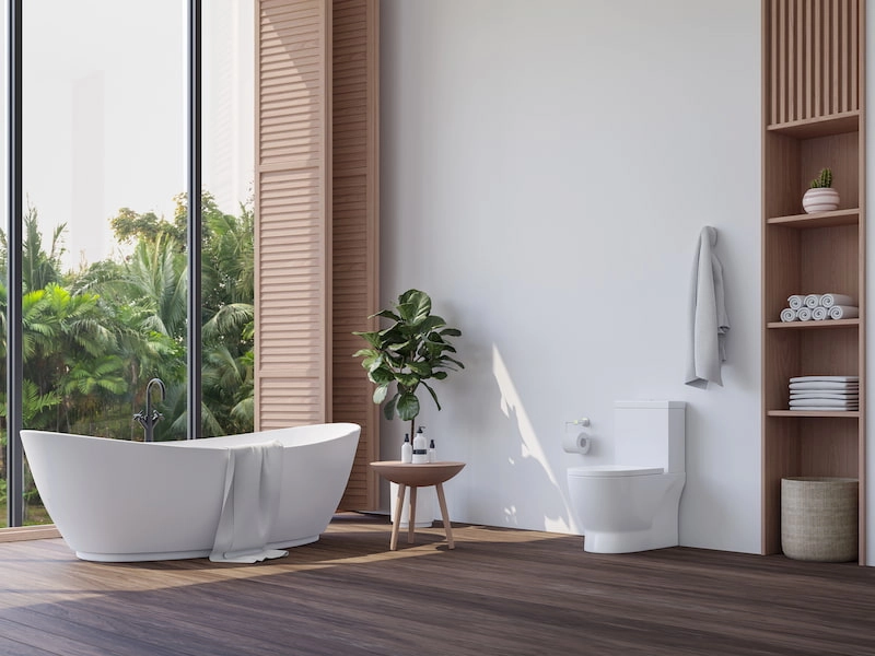 Exposed Bathroom Ventilation